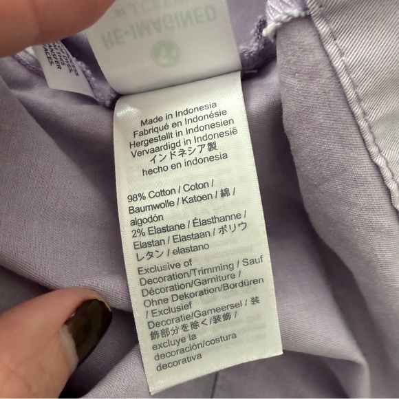 J Crew Long-sleeve Smocked-waist Midi Dress Tiered Lilac Large Cottagecore - Picture 6 of 8